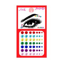 Aplique para rostro diseño arcoiris