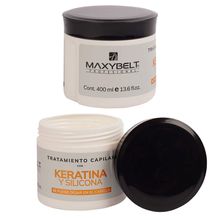 Tratamiento keratina con silicona Maxybelt de 400 ml