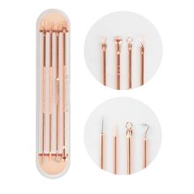 Extractor De Espinilla Set 4 pcs Rose Gold Glam beauty