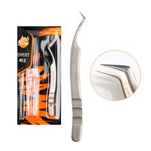 Pinza curva para extensión de pestañas Staleks