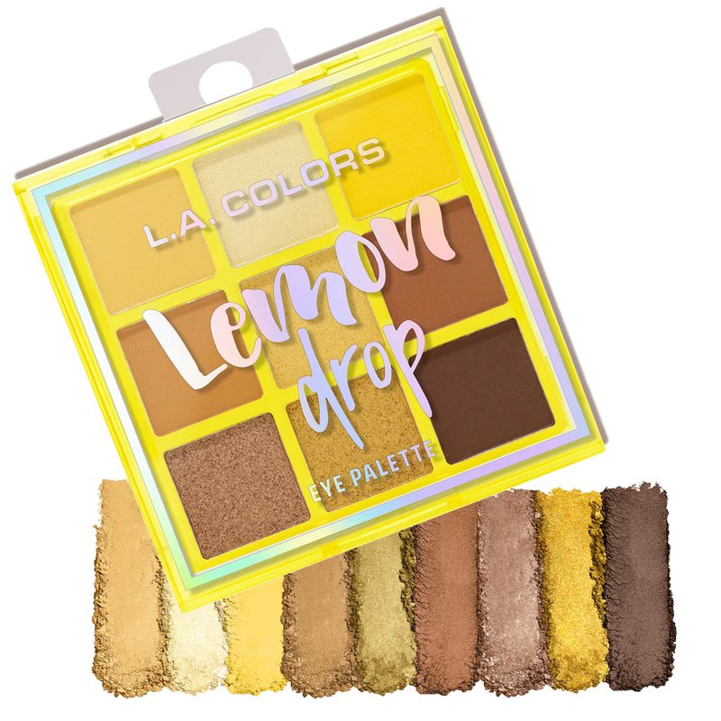 Sombra lemon drop la colors acabado matte y brillantes