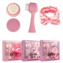 Set Facial de Cintillo y Cepillo Glam Beauty