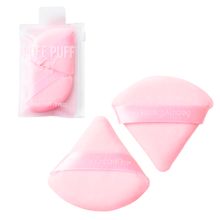 Esponja en forma de triangulo x2 color rosado Beauty creations