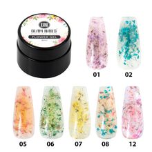 Aplique de uñas tipo flores en gel surtidos Glam nails 8ml