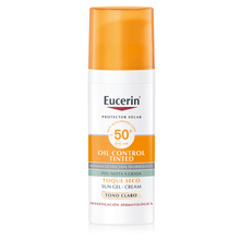 Protector solar en gel toque seco tono claro Eucerin 50ml