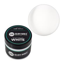 Polvo acrílico white Glam nails 2oz