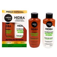 Kit de shampoo y acondicionador Oleo de coco Salon line 300ml