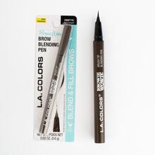 Lápiz Difuminador de Cejas Browie Wowie Dark Brown - LA COLORS