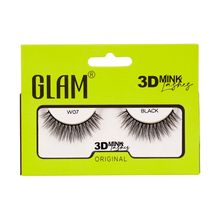 Pestañas Postizas en Banda 3D Mink W07 - GLAM BEAUTY
