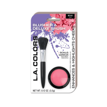 Blush & Brocha Deluxe Mink - LA COLORS