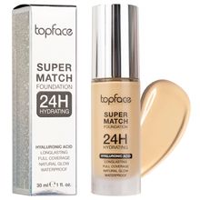 Base Líquida Super Match 24H Hidratante Warm Almond #07 - TOP FACE