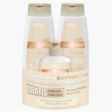 Pack Shampoo & Acondicionador Botox 500ml Gratis Tratamiento Leave In - BIOTANIK