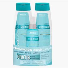 Pack Shampoo & Acondicionador Cirugía Capilar 500ml Gratis Rescate Intensivo 200ml - BIOTANIK