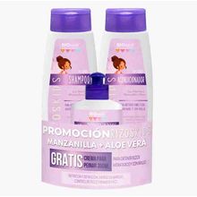 Pack Shampoo & Acondicionador Rizos Kids 500ml Gratis Crema Para Peinar 300ml - BIOTANIK
