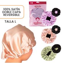 Gorro Satin Talla L + Moño