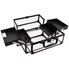 Maleta Pequeña Transparente - GLAM BEAUTY